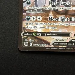 2022 Pokemon Umbreon V TG22/TG30 Brilliant Stars Trainer Gallery Holo Card - Image 4