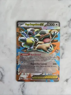 ERROR Mega Kangaskhan ex Holo Mega Evolutions Pokemon card 104/132 Low Ink Error - Image 3