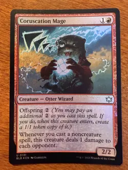 Coruscation Mage FOIL MTG Bloomburrow NM-M 131 - Image 1