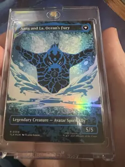 Aang, Swift Savior (Borderless) (Neon Ink Foil) Avatar: The Last Airbender Foil - Image 2