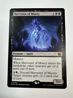 MTG TCG Harvester of Misery Outlaws of Thunder Junction: the Big Score Regular - Image 1