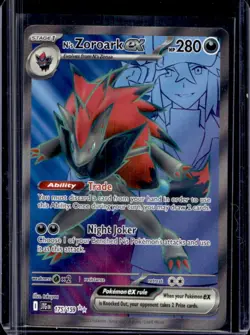 2025 Pokemon Journey Together N's Zoroark ex #175/159 - Image 1