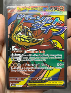 Pokemon TCG Mega Hawlucha Ex 268/217 Ascended Hero’s Pack Fresh NM English - Image 1