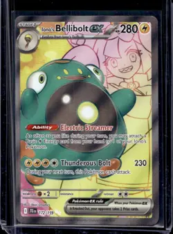 2025 Pokemon Journey Together Iono's Bellibolt ex #172/159 - Image 1