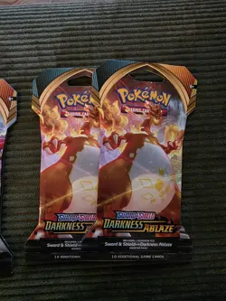 8x Pokemon Sword & Shield Darkness Ablazed Sleeved Booster Pack 820650807138 - Image 4
