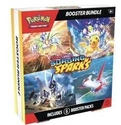 Pokemon TCG Scarlet And Violet Surging Sparks 6 pk Booster Bundle New and Sealed - Image 1