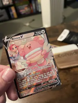 Pokemon TCG Blissey V SWSH12: Silver Tempest Trainer Gallery TG22/TG30 Holo... - Image 1