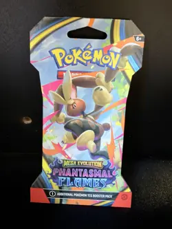 Pokemon Trading Card Mega Evolution - Phantasmal Flames sleeved booster pack. - Image 1
