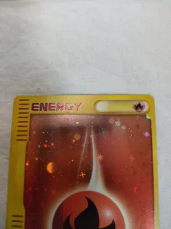 [NM-] Fire Energy e Series Holo McDonalds Promo Japanese Pokemon Card 7085 - Image 2