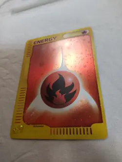 [NM-] Fire Energy e Series Holo McDonalds Promo Japanese Pokemon Card 7085 - Image 4