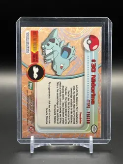 Pokemon Card Nidorina #30 TOPPS Series 1 3rd Print Green Label NEAR MINT!!!!!!!! - Image 2