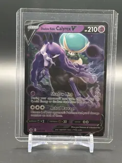 Shadow Rider Calyrex V 074/198 Chilling Reign UR Holo Pokemon Card NM Condition - Image 1