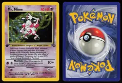 Mr. Mime 6/64 Rare Jungle Holo 1st Edition Pokemon - Image 3