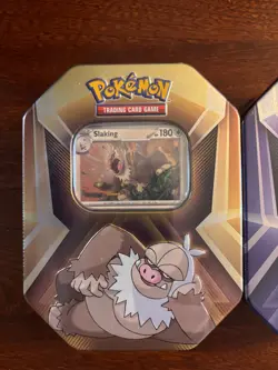 Pokemon Tyranitar Slaking Darkrai Triple Whammy Tin Set of 3 New Factory Sealed - Image 2