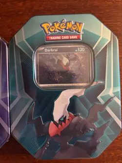 Pokemon Tyranitar Slaking Darkrai Triple Whammy Tin Set of 3 New Factory Sealed - Image 4