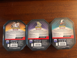 Pokemon Tyranitar Slaking Darkrai Triple Whammy Tin Set of 3 New Factory Sealed - Image 5