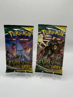Lot Of (2) Pokemon Sword & Shield Evolving Skies Sealed/Unopened Packs - Image 1
