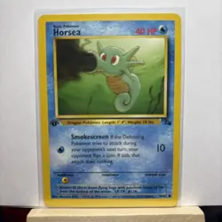 Pokemon TCG | Horsea 49/62 | Fossil 1st Edition | NM - Image 3