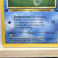 Pokemon TCG | Horsea 49/62 | Fossil 1st Edition | NM - Image 4