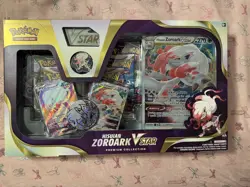 POKEMON TCG HISUIAN ZOROARK VSTAR PREMIUM COLLECTION 6 BOOSTERS - Image 1