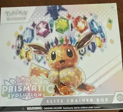 Pokemon TCG Scarlet & Violet Prismatic Evolutions Elite Trainer Box ETB - Image 1