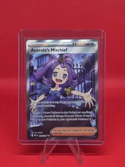 Pokemon TCG Acerola's Mischief 165/132 Me01: Mega Evolution Holo - Image 1