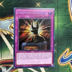 Yugioh! Judgment of Anubis DCR-EN105 Secret Rare Unlimited NM - Image 1