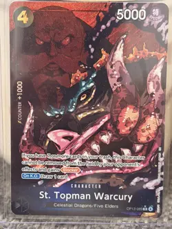 One Piece TCG - St. Topman Warcury (Alt Art) - Carrying On His Will (OP13-089) - Image 1