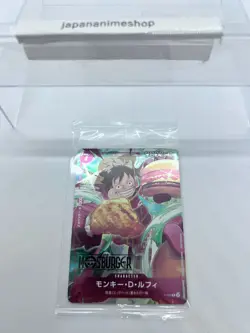 ONE PIECE Card Game x MOS BURGER ~ Luffy Promo Card P-080 Limited Japan - Image 3