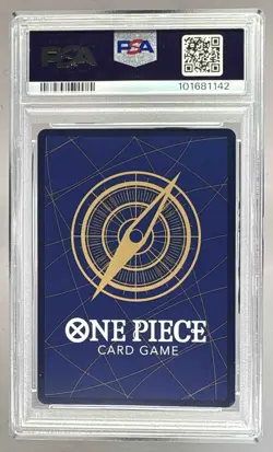 1142 Dracule Mihawk 2024 One Piece Treasure Cup Top Prize Promo OP01-070 PSA 9 - Image 2