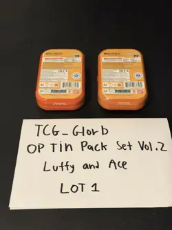 One Piece Tin Pack Set Vol. 2 Luffy & Ace [LOT 1] - Image 2