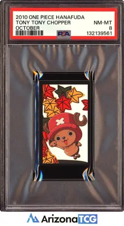 One Piece 2010 Tony Tony Chopper October One Piece Hanafuda PSA 8 - Image 1