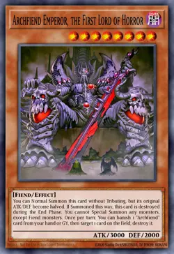 Archfiend Emperor, the First Lord of Horror - MP14-EN084 Rare | Yu-Gi-Oh! Card - Image 1
