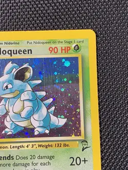 Nidoqueen 12/130 Swirl Base II Holo Pokemon Card - Image 5