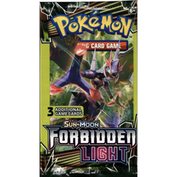 Forbidden Light 3 Card Booster Pack Pokemon TCG 3 Pack Sealed RANDOM ART - Image 1