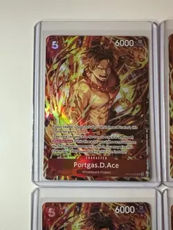 Portgas.D.Ace ST15-005 Illustration Box Vol. 5 Promo 4 Card Play Set Lot - Image 2