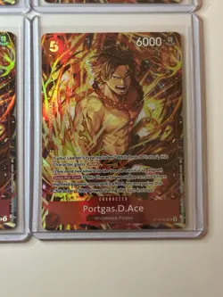 Portgas.D.Ace ST15-005 Illustration Box Vol. 5 Promo 4 Card Play Set Lot - Image 5
