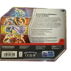 Pokemon TCG Paradox Destinies Iron Crown Ex Tin SEALED NEW Exclusive Cards - Image 4