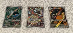 Destined Rivals Hits - 3 Illustration Rare Cards Clamperl Rotom & Raticate - Image 1