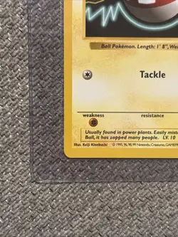 Pokemon TCG Voltorb Base Set, Shadowless Common Card 67/102 NM LP Condition - Image 5