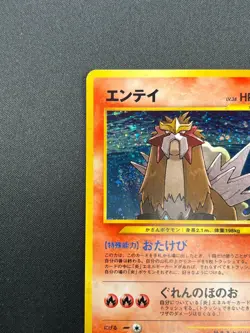 [NM] Entei Pokemon Card Japanese No.244 Neo 3 Revelation 2000 Vintage Holo 25J5 - Image 4