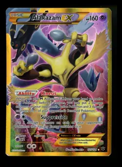 #2 Alakazam EX 125/124 XY Fates Collide 2016 Secret Rare Pokemon Card TCG - Image 1