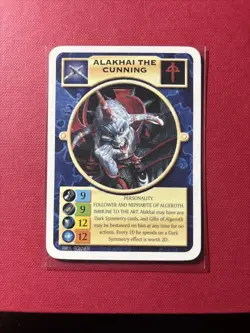 1995-97 Doom Trooper CCG Unlimited Alakhai the Cunning Card - Image 1