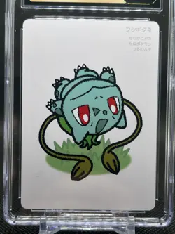 🔥CGC PRISTINE 10🔥BULBASAUR POKEMON JAPANESE TARUKA PLAYING CARDS PICTURE CARD - Image 2
