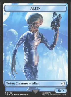 Alien // Clue Token 6 // 11 Magic: the gathering Fallout - Image 1