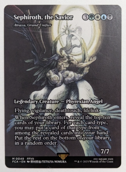 Sephiroth, the Savior | Atraxa (49) Final Fantasy FCA, Magic MtG, Regular - LP! - Image 1