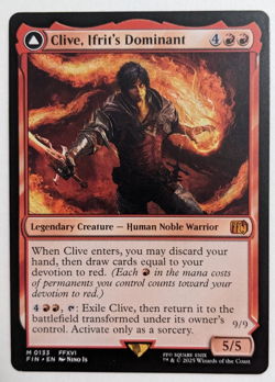 Clive, Ifrit's Dominant (0133) Final Fantasy FIN, Magic MtG, Regular - NM! - Image 1