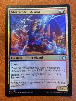Stormcatch Mentor FOIL MTG Bloomburrow NM-M 234 - Image 1