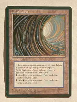 Magic MTG - Lava Tubes - Ice Age - LP - Image 1