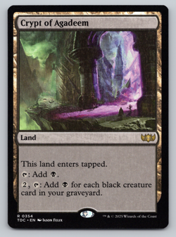 Crypt of Agadeem Land - Commander Tarkir: Dragonstorm - MTG - Image 1